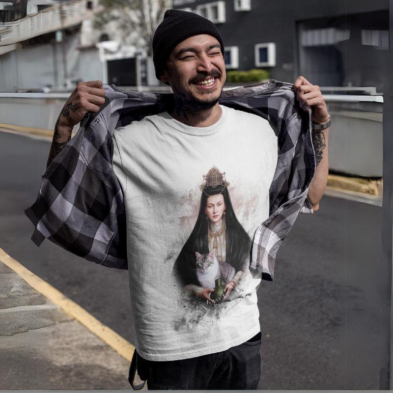 Camisa Kwan Yin #2 - Ai Spirit 👽 Moda Estelar