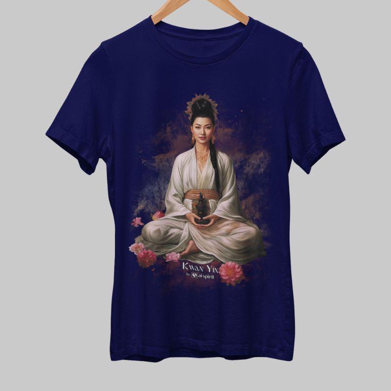Camisa Kwan Yin #1 - Ai Spirit 👽 Moda Estelar