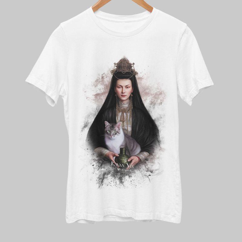 Camisa Kwan Yin #2 - Ai Spirit 👽 Moda Estelar