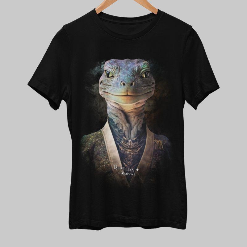 Camisa Reptilian+ #1 - Ai Spirit 👽 Moda Estelar