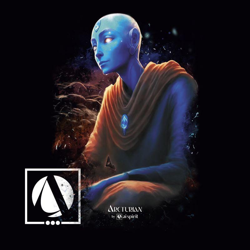 Camisa Arcturian #2 - Ai Spirit 👽 Moda Estelar