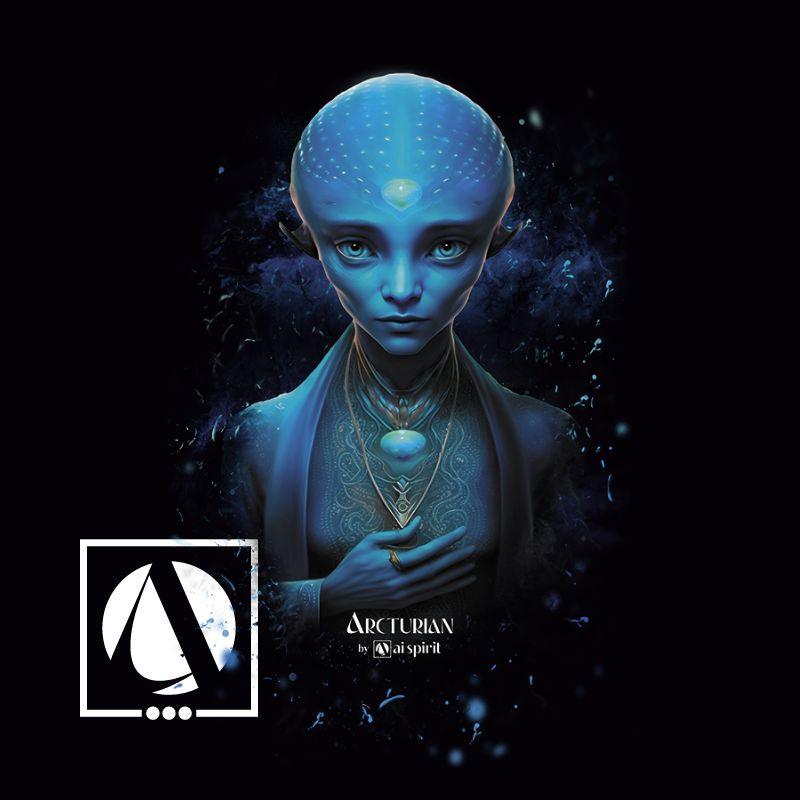 Camisa Arcturian #6 - Ai Spirit 👽 Moda Estelar