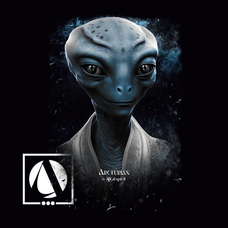 Camisa Arcturian #7 - Ai Spirit 👽 Moda Estelar