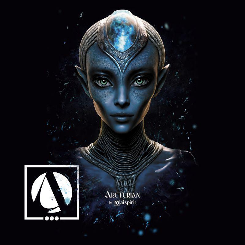 Camisa Arcturian #3 - Ai Spirit 👽 Moda Estelar