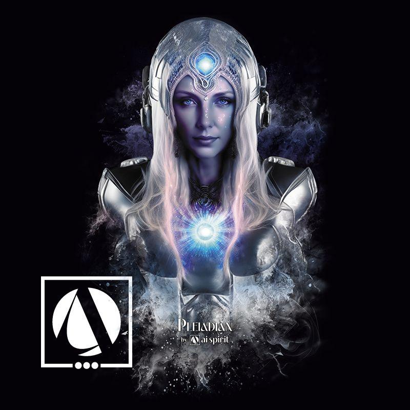 Camisa Pleiadian #5 - Ai Spirit 👽 Moda Estelar