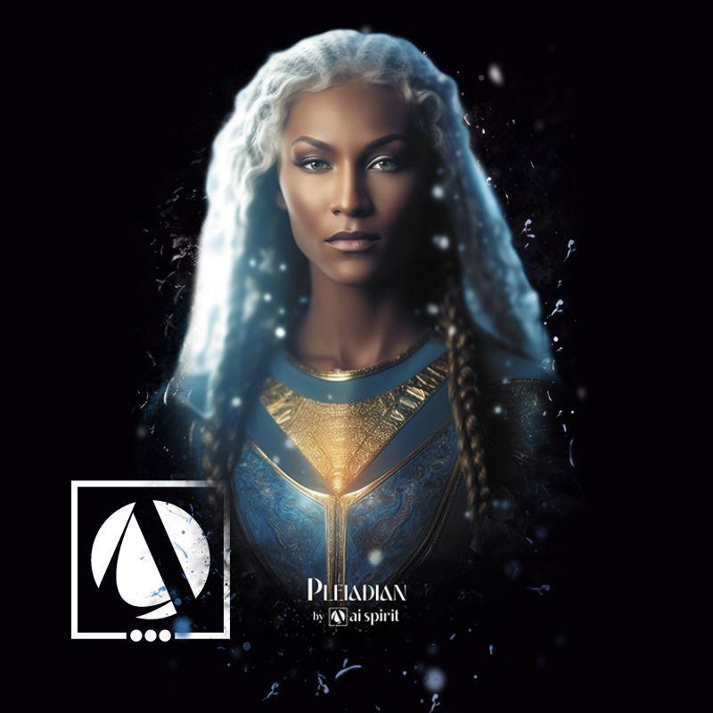 Camisa Pleiadian #7 - Ai Spirit 👽 Moda Estelar