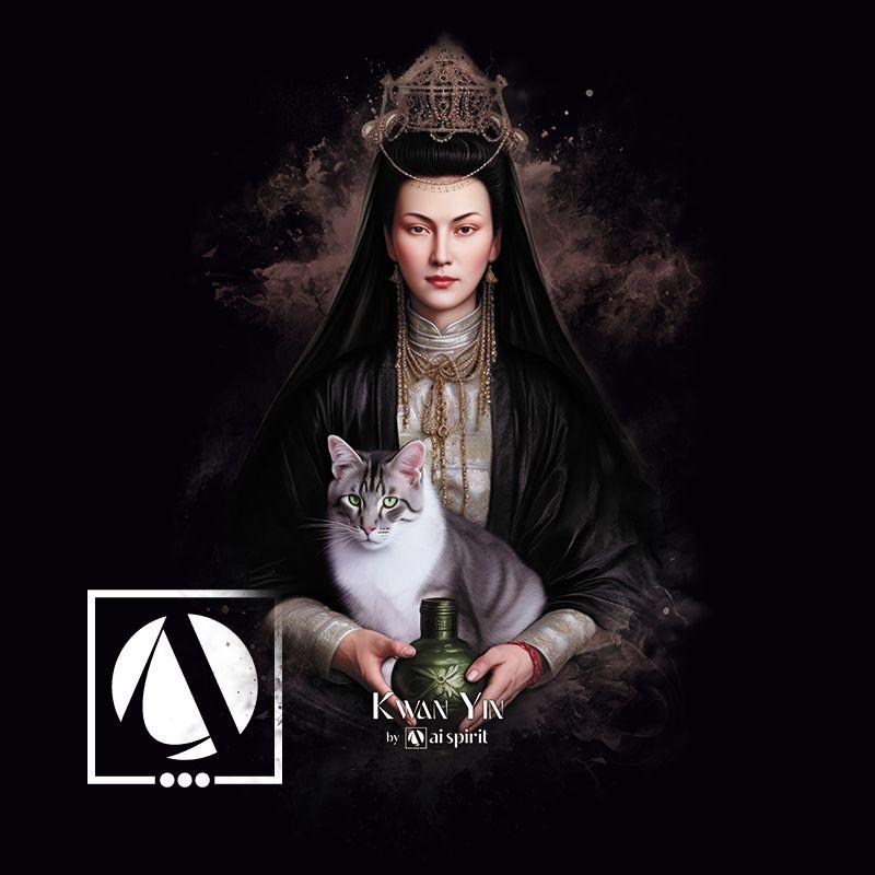 Camisa Kwan Yin #2 - Ai Spirit 👽 Moda Estelar