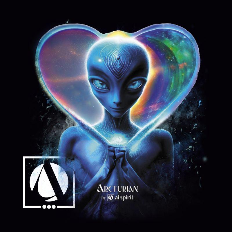 Camisa Arcturian #5 - Ai Spirit 👽 Moda Estelar