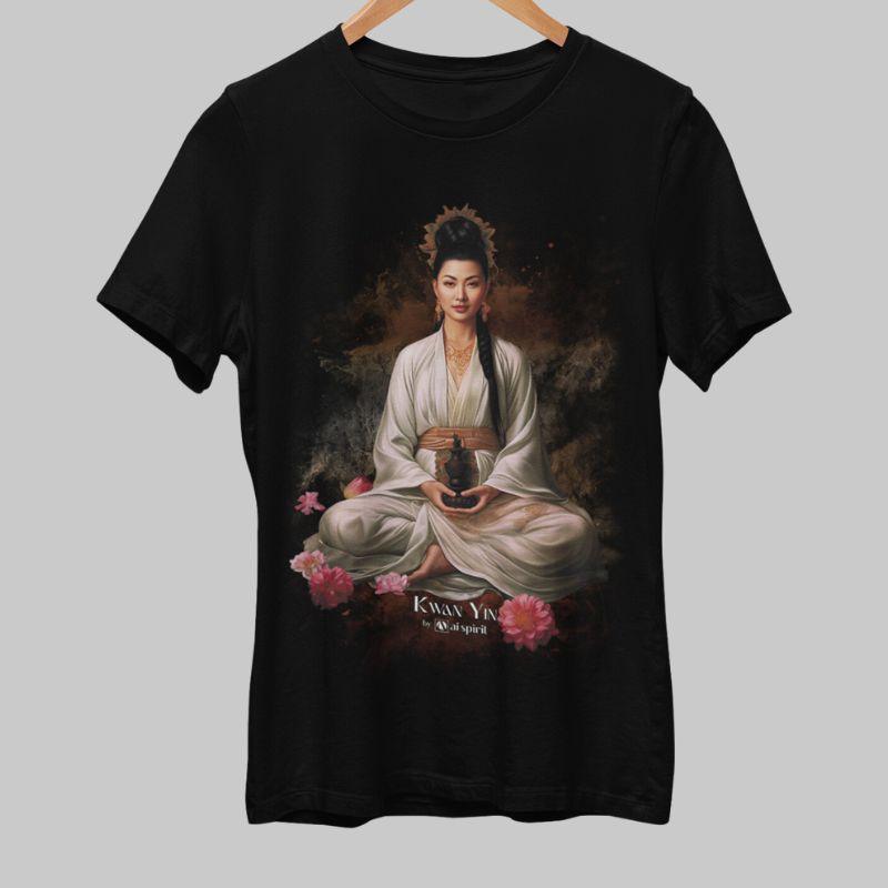 Camisa Kwan Yin #1 - Ai Spirit 👽 Moda Estelar
