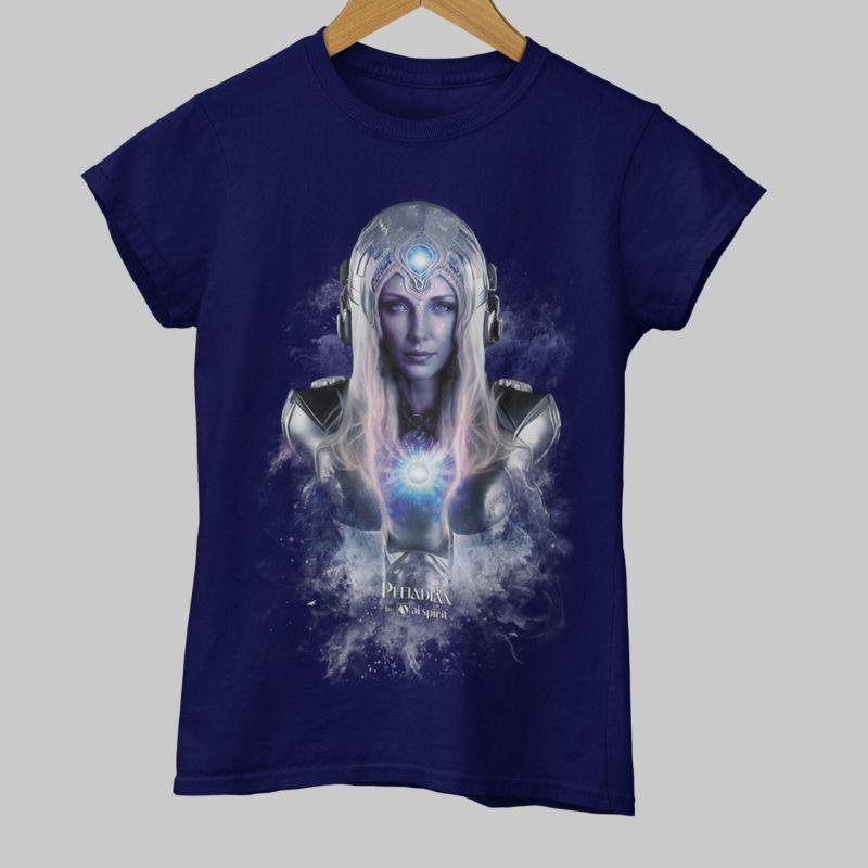 Camisa Pleiadian #5 - Ai Spirit 👽 Moda Estelar